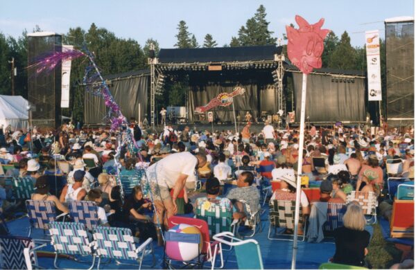 Tarp markers at Mainstage-DNeil-1998